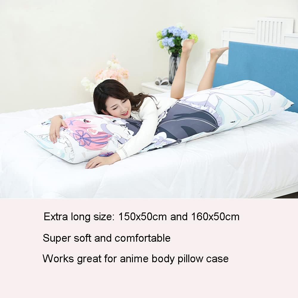 Zituop Full Body Pillow Vacuum Package 150x50cm, Anime Body Pillow Insert for Adults, Cooling Long Body Pillow for Bed, Great for Side Sleeper