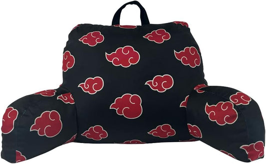 Franco Naruto Anime Akatsuki Pattern Reading Bed Rest Soft Lounge Pillow with Arms (Official Product)