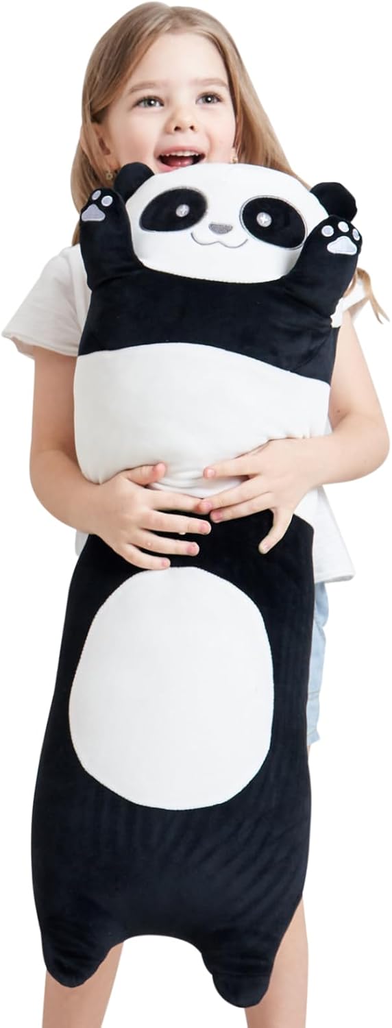 36" Penguin Stuffed Animal, Soft Jumbo Long Cuddle Pillow, Cute Blue Penguin Plush Body Pillow Plushies Toy Gift for Kids, Boy and Girls Birthday,Valentine