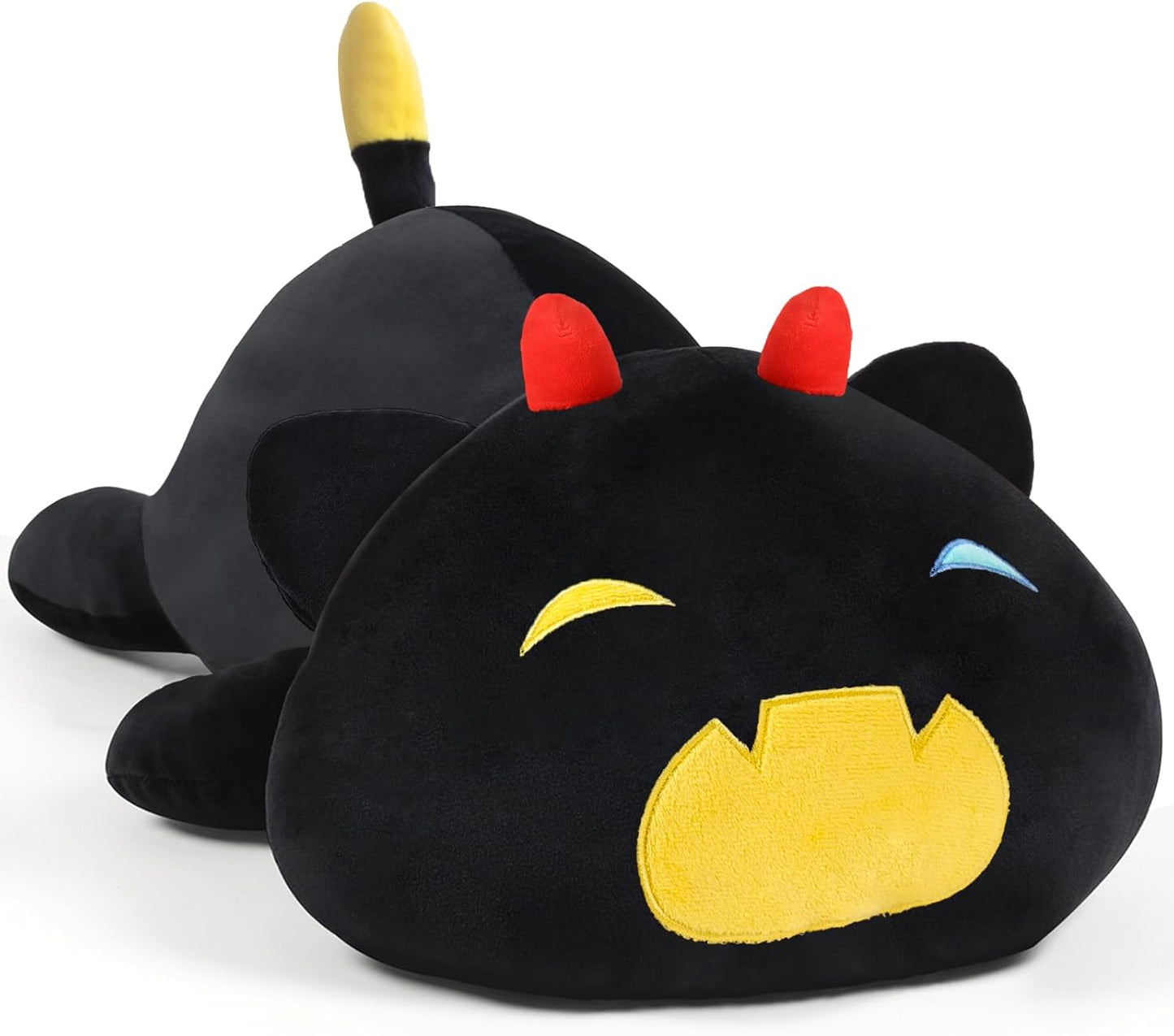 Plush Axolotl Toy Plush Pillow Axolotl Stuffed Animal Toy Cute Plushies Kids Plush Toy Pillow(Black,30cm/11.8in)