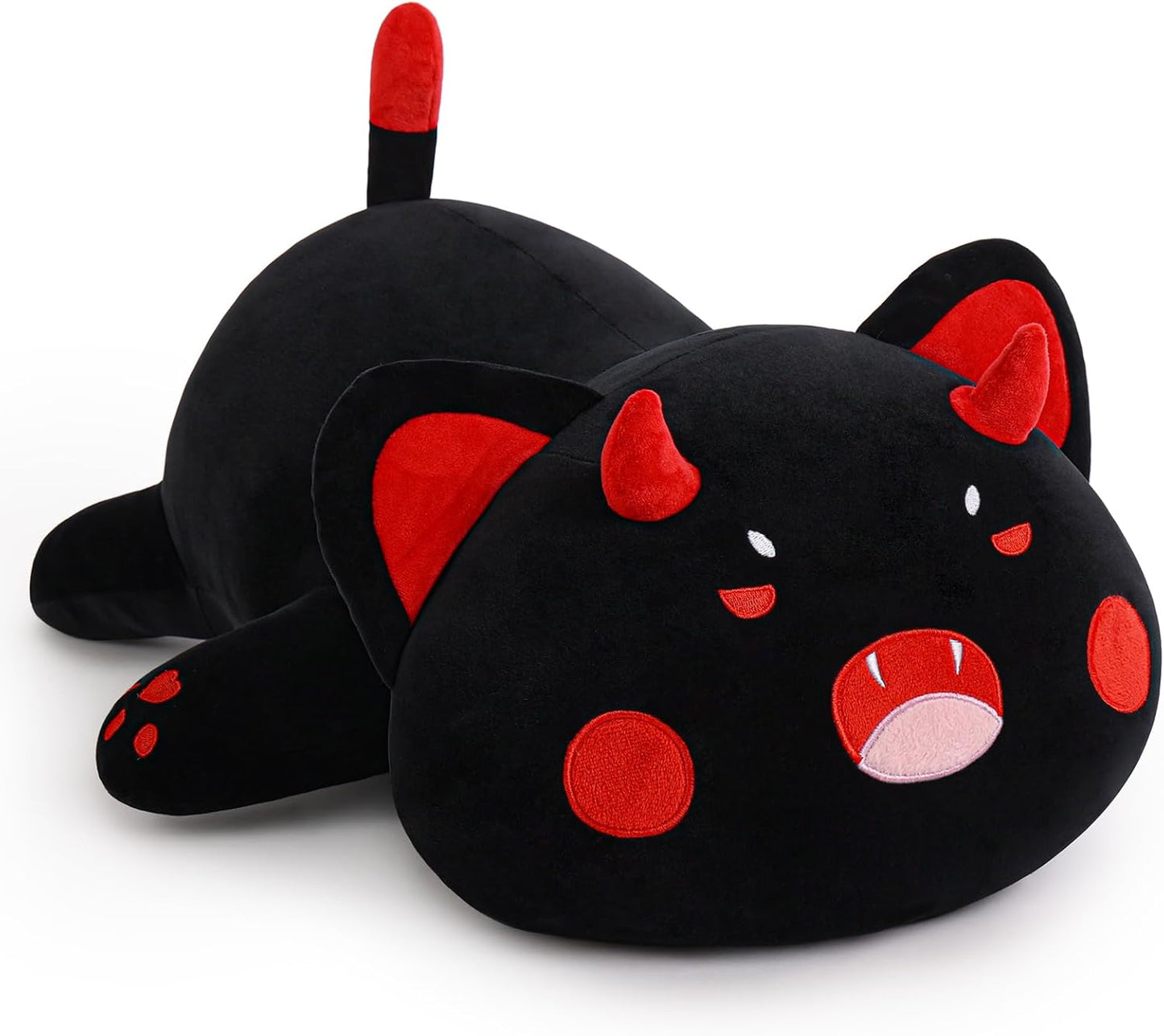 Plush Axolotl Toy Plush Pillow Axolotl Stuffed Animal Toy Cute Plushies Kids Plush Toy Pillow(Black,30cm/11.8in)