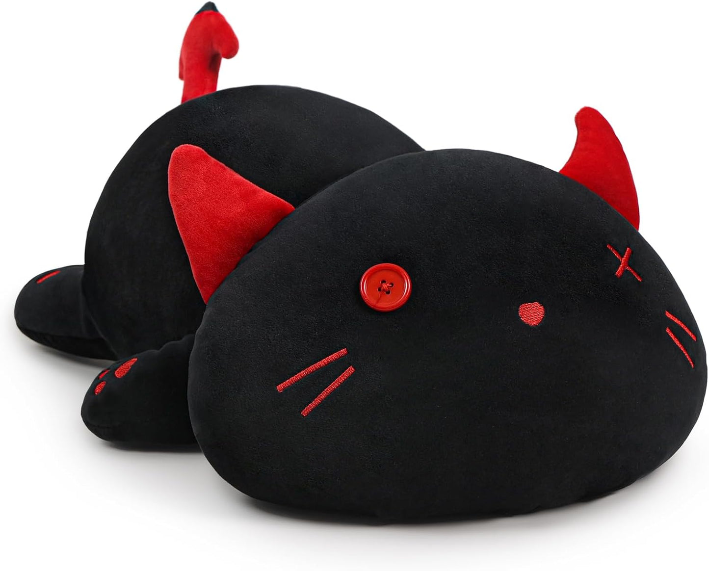 Plush Axolotl Toy Plush Pillow Axolotl Stuffed Animal Toy Cute Plushies Kids Plush Toy Pillow(Black,30cm/11.8in)