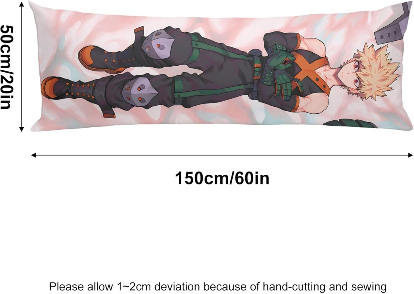 Bakugou Katsuki Body Pillow Cover Anime Pillowcase dakimakura 20"x59"