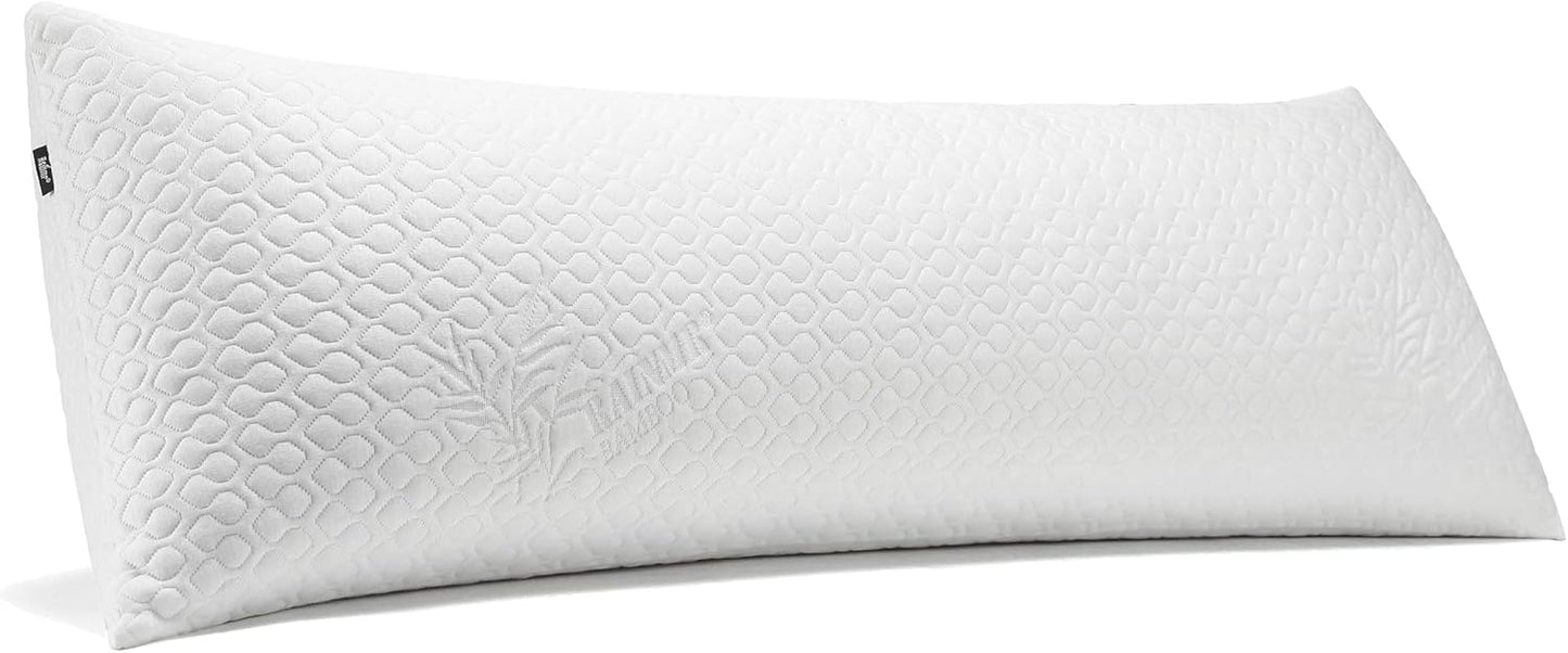 Extra Long Body Pillow Cubies Memory Foam 150x50cm – Anime Body Pillow Insert for Adults – with Cooling Cover Huggable Pillows 20x60 inches