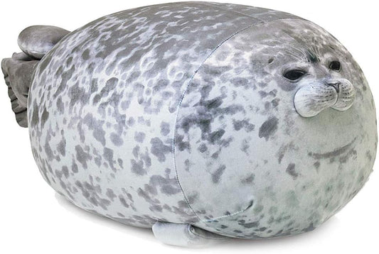 YOZATIA Chubby Blob Seal Pillow, Giant Stuffed Animals Hugging Pillow, Anime Plushies Cute Pillows Large(23.6 in)
