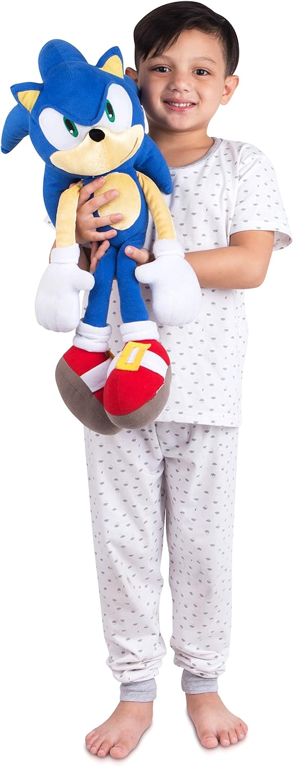 Franco Super Soft Plush Anime Cuddle Pillow Buddy, 1 Count (Pack of 1), Sonic The Hedgehog Amy Rose