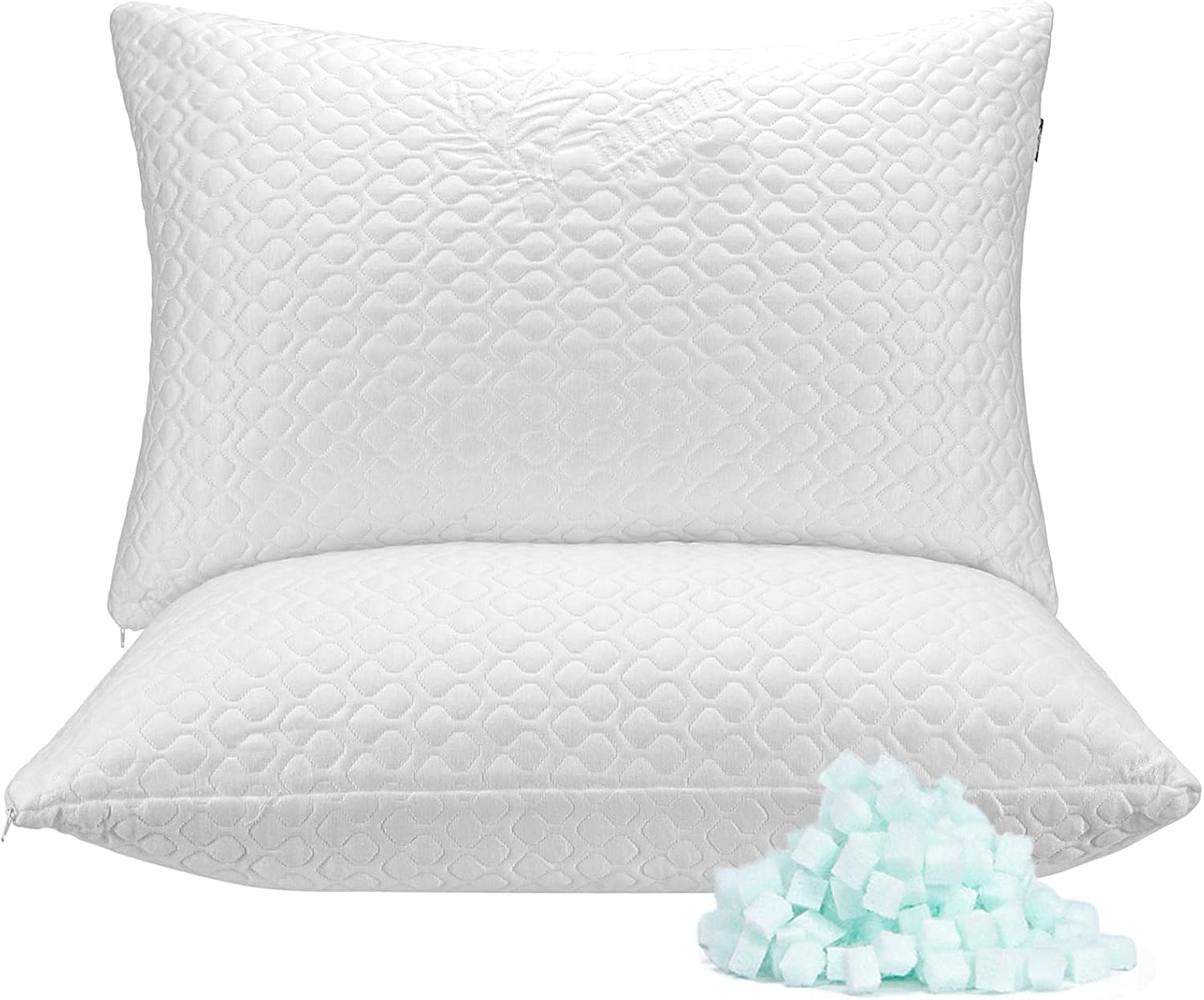 Extra Long Body Pillow Cubies Memory Foam 150x50cm – Anime Body Pillow Insert for Adults – with Cooling Cover Huggable Pillows 20x60 inches