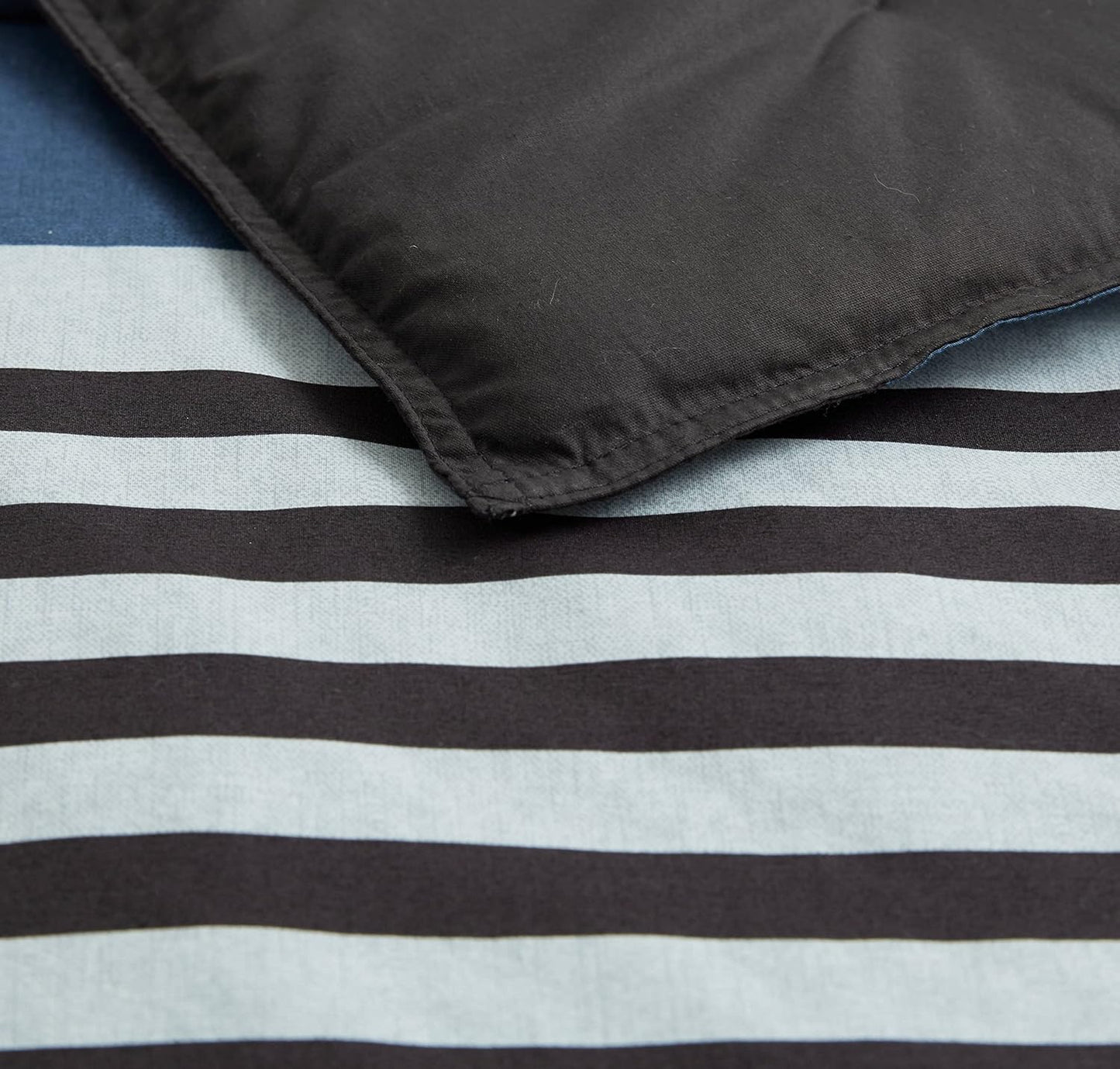 Nautica Duvet Cover Set Cotton Reversible Bedding with Matching Sham, Styligh Home Decor, Twin, Rendon Charcoal/Navy 2 Count